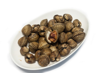 Cockles grill,Thai style seafood