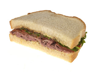 Cold Roast Beef Sandwich