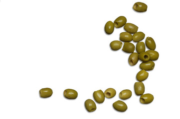 Olive verdi denocciolate