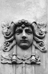 Face of goddess Hera