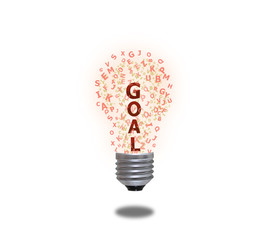 light bulb of goal