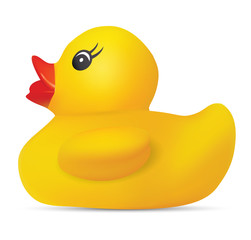 Realistic rubber duck