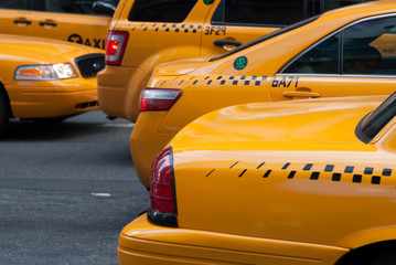 New Yorker Taxi - obrazy, fototapety, plakaty
