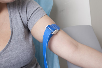 Obraz premium Drawing blood procedure