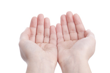 Hands holding nothing