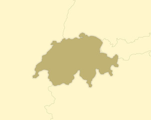 Map of Swizerland