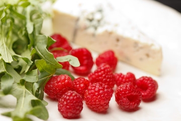 cheese and raspberry