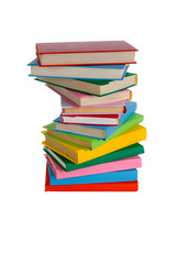 Stack of colorful books