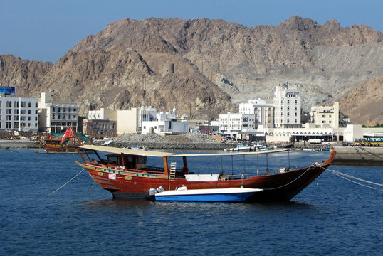 Muttrah Harbor in Oman