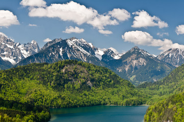 Fototapeta na wymiar Alps mountains