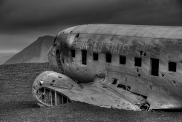 Abgestürztes Militär Flugzeug