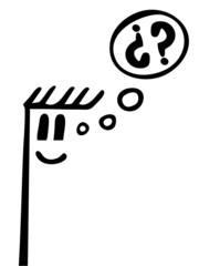 Comic think draw
