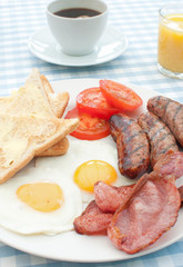 Traditional english breakfast