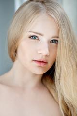 Young beautiful woman