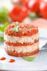 Dekoratives Tomatenrisotto