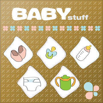 Baby stuff illustration