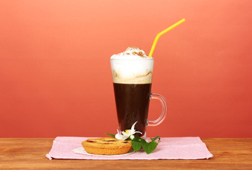 glass of coffee cocktail