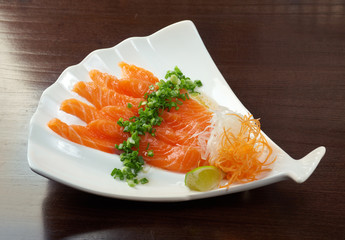 Salmon seshimi