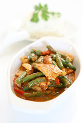 Thai Spicy Green Bean and Chicken