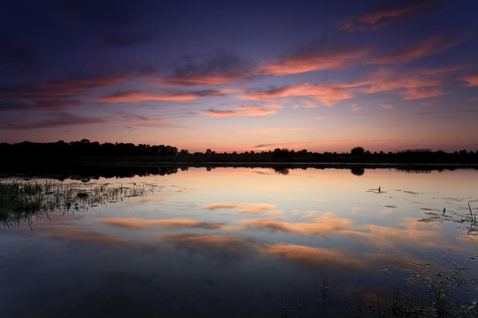 Twiling on a lake