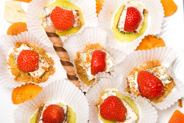 Strawberry cupcakes  3
