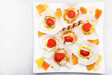 Strawberry cupcakes  2