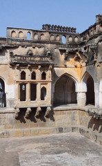 temple detail at Vijayanagara