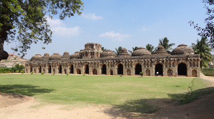 Elephant stables at Vijayanagara