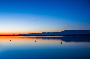Dawn at Lake Geneva