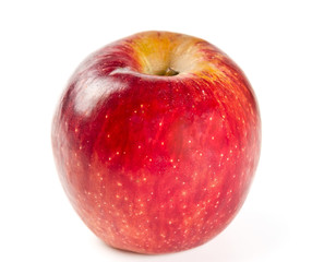red  apple isolated on white background