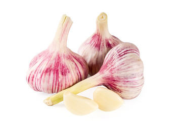 three heads of garlic