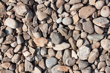 Pebble stones in different shapes
