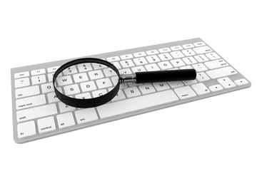 Magnifier with keyboard © doomu