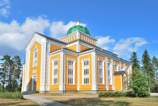 Finland. Wooden church in Kerimaki