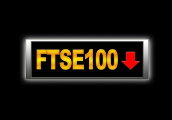 Ftse100 negative.