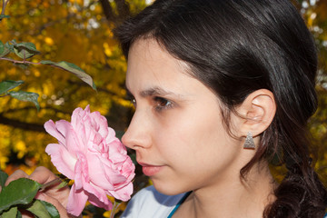 girl with a rose