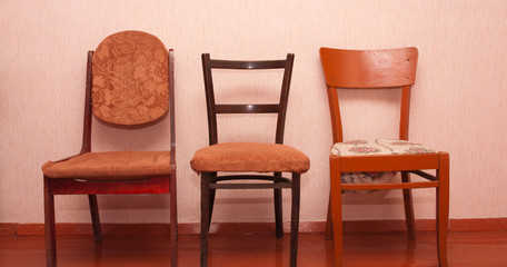three old chairs