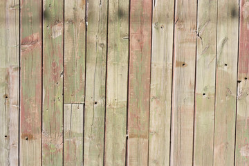 Fototapeta premium Close up of gray wooden fence panels