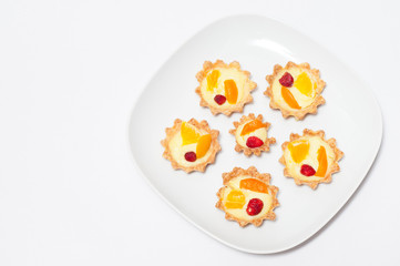 Delicious cream tart