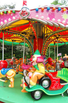 clown funfair ride
