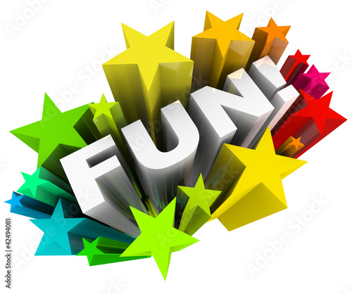 Fun Word Stars Starburst Entertainment Amusement Stock Photo And Royalty Free Images On Fotolia Com Pic