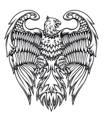 Powerful eagle or griffin