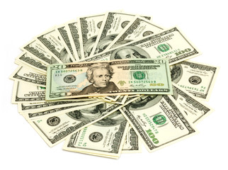 heap of dollars, money background