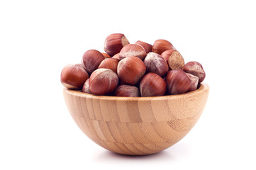 Hazelnut in a cup