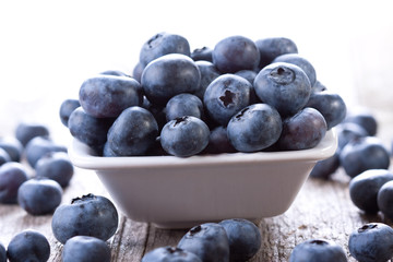 fresh blueberries