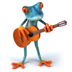 Plakat Blue frog