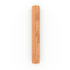 3d Font Wood Character I