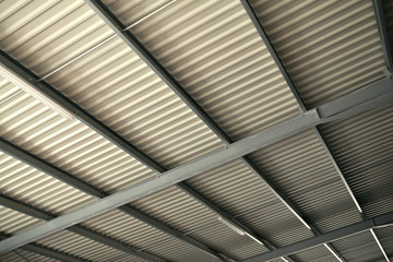 Toit, plafond, aluminium, chai, poutre, construction, industrie