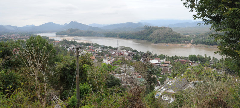 Panorama su Luang Prabang in Laos