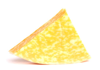 Cheese isolated on white